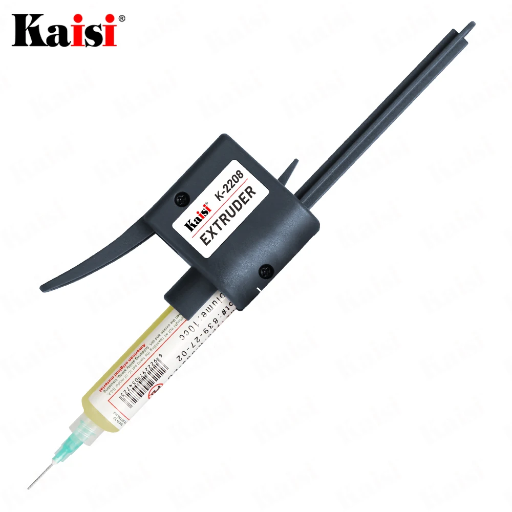 Фото Kaisi K-2208 Устройство для подачи паяльной пасты (5/10 шт.) TubeMate, экструдер-пресс, вспомогательный инструмент, аксессуары для пайки и сварки №2