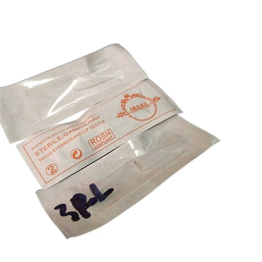 

500Pcs 1RL 3RL Needle Tips Disposable Permanent Makeup Needle Nozzle Caps For Eyebrow Lips Tattoo Machine Big Size