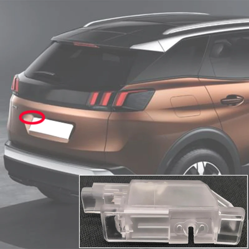 

For Peugeot 1007 2004 - 2009 3008 2009 - 2016 308 2008 - 2015 408 2010 - 2015 RCZ Car Rear View Camera Bracket Cover Case Plate