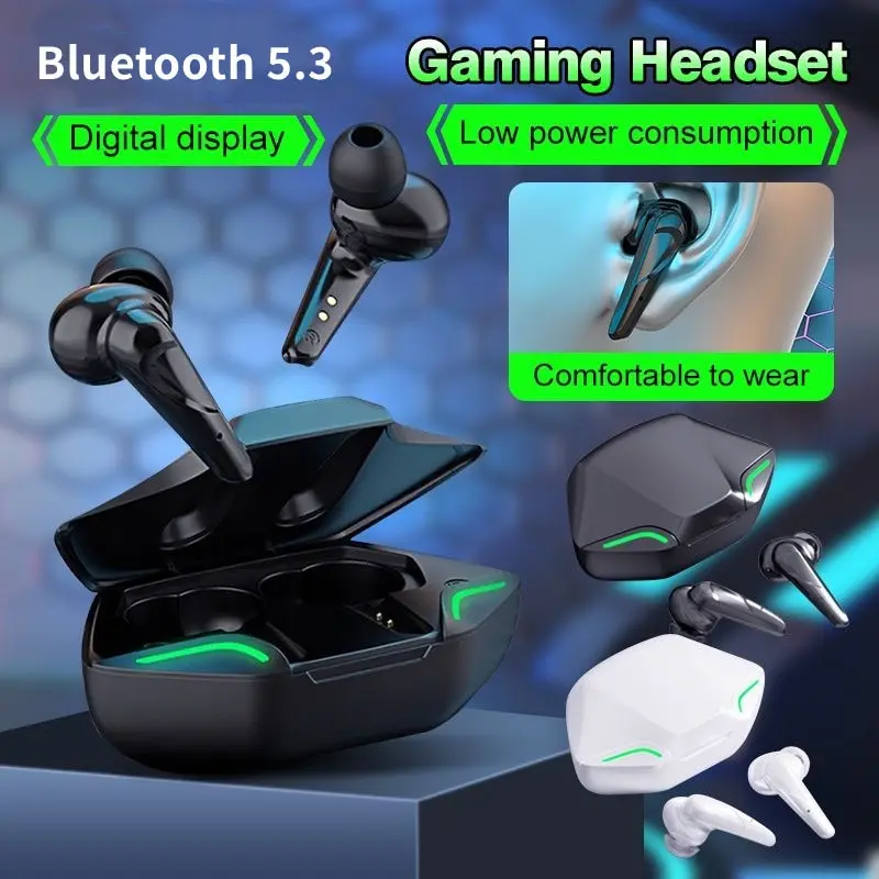 Беспроводные Игровые наушники TWS с микрофоном Bluetooth Fones De Ouvido высокой точностью