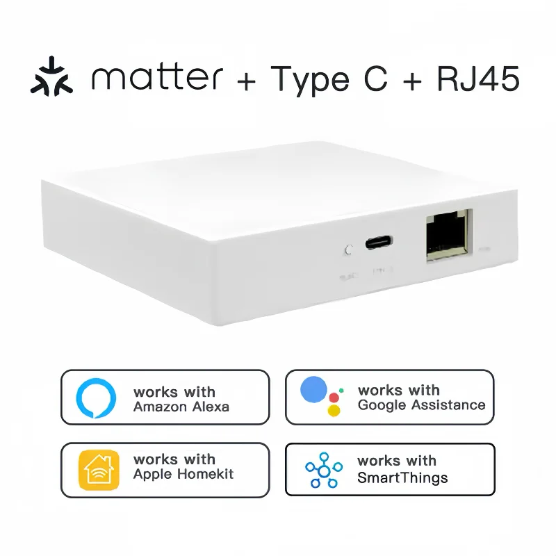 Фото Умный шлюз Tuya Matter и проводной шлюз Tuya Zigbee совместимы с HomeKit, Google Home, Alexa, SmartThings Zemismaryt №3
