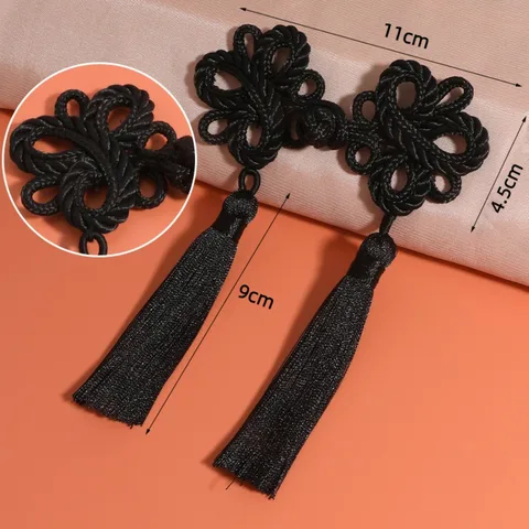 Пряжка с кисточками для пошива