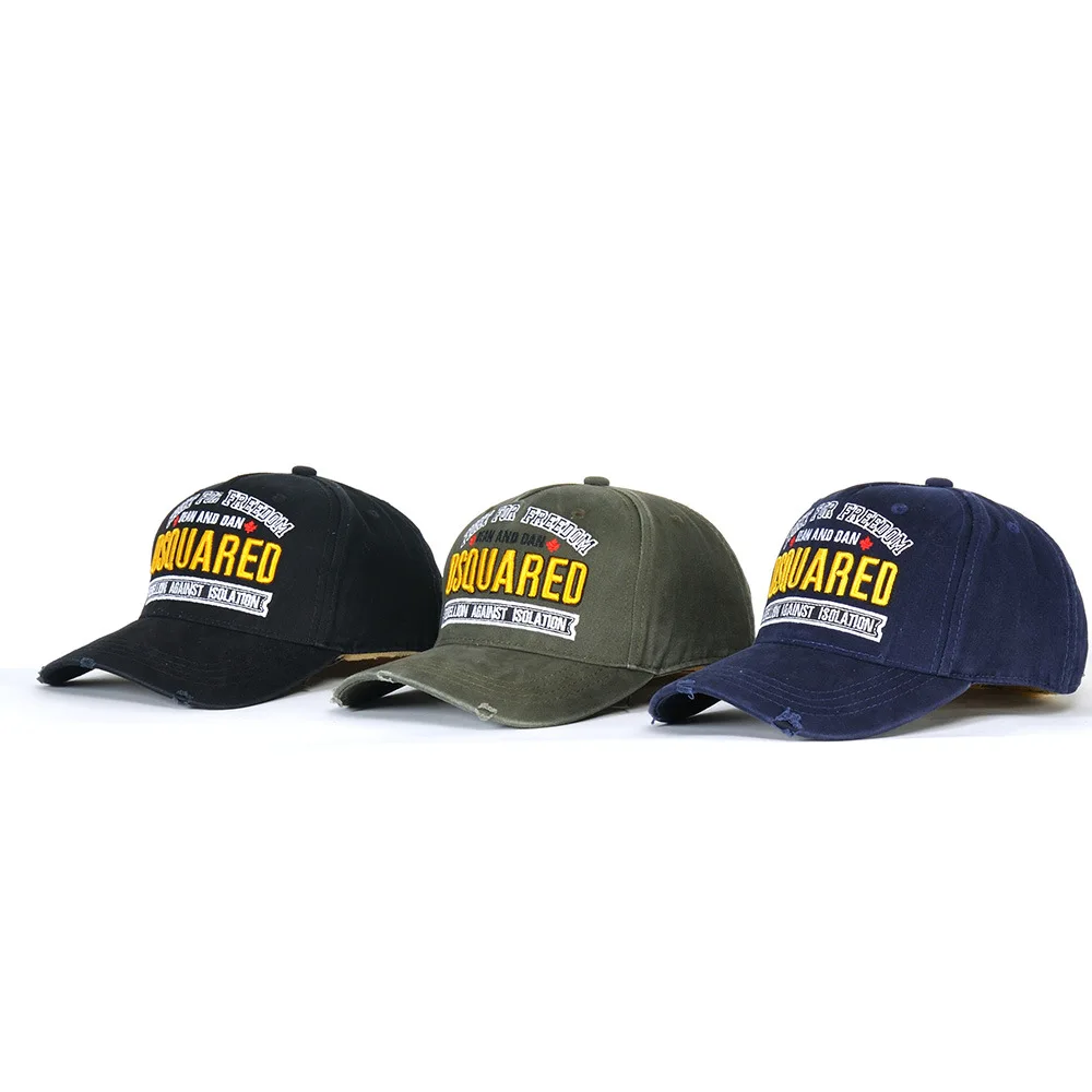 

DSQICOND2 Baseball Cap Men Women Summer DSQ2 Embroidery Letters Dad Hat Homme Hip Hop Trucker Hombre Gorras Casquette Cotton