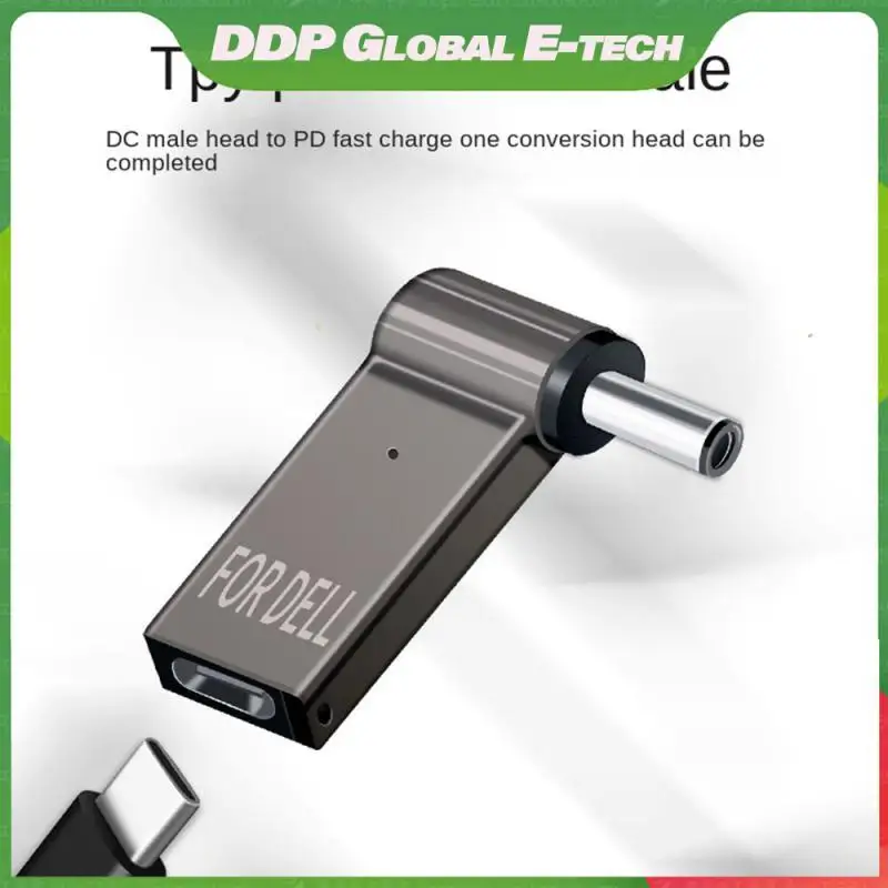 

Convenient Conversion Laptop Adapter Easy Connection 100w Tpype -c To Dc Male One Second Compatible Small And Portable Adapter