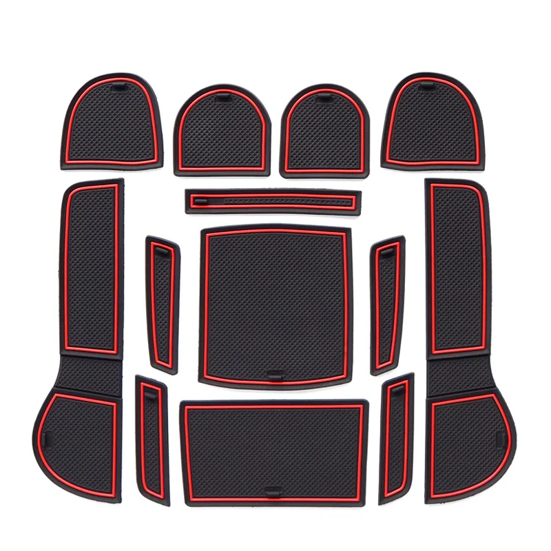 

Противоскользящий коврик для автомобильных ворот для SUBARU LEVORG 2016-2018, нескользящий коврик с желобом для двери, резиновые подставки, аксессуары для автомобильного интерьера