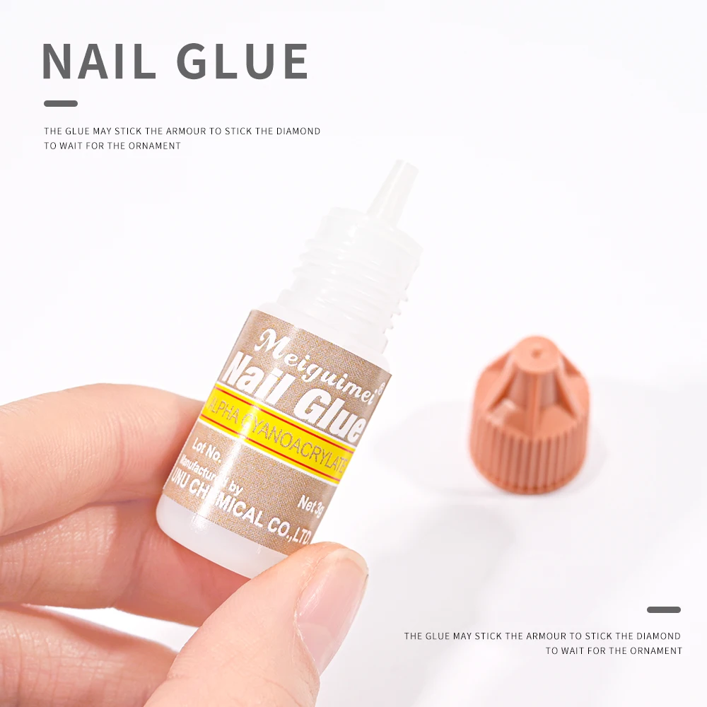 Суперклейкий Быстросохнущий гель для ногтей имитированные наклейки наращивания