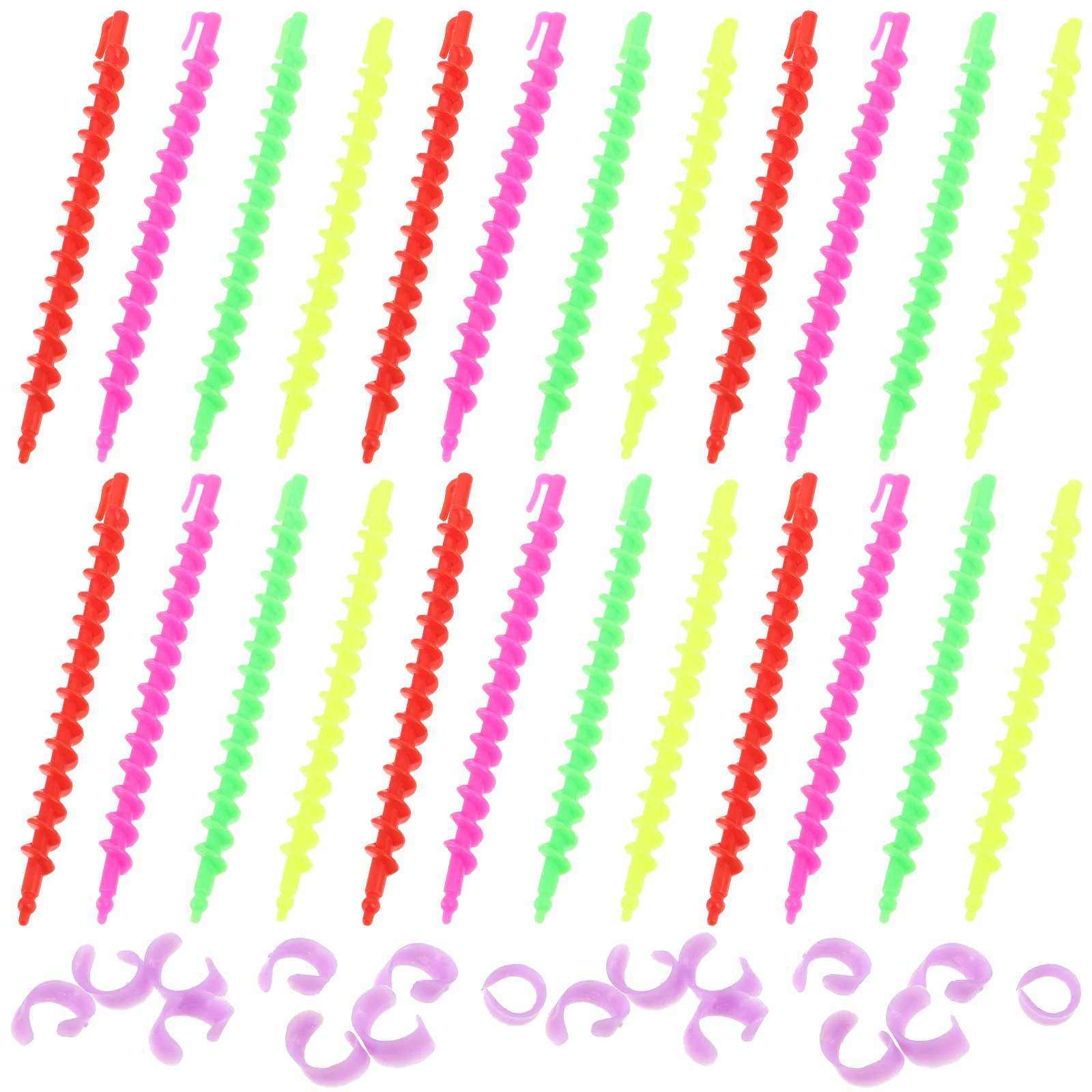 26-комплект спиральной завивки для женщин стержни бигуди волос инструменты