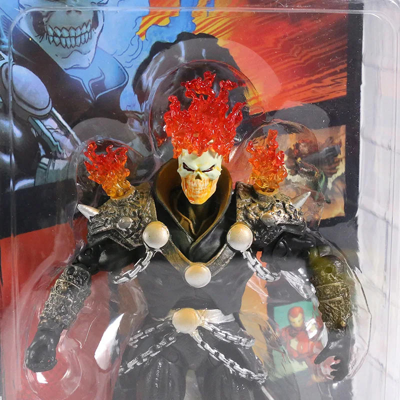 Marvel Legends Series Ghost Rider Action Figure Model Toy Gift Collection Figurine images - 6