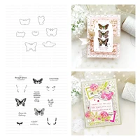 graceful butterflies metal cutting dies stamps for diy scrapbooking crafts maker photo album template handmade decoration