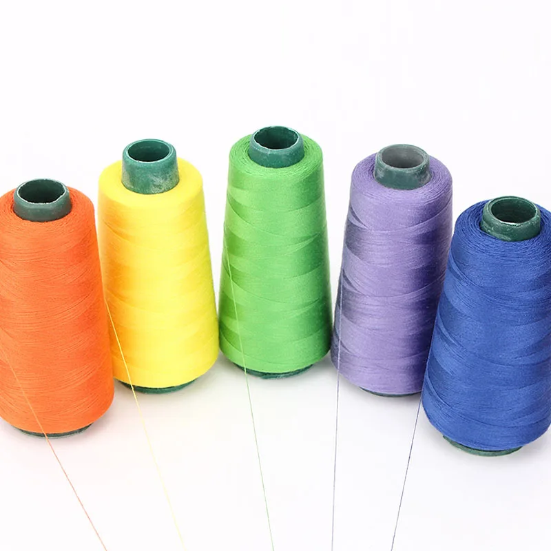 Wholesale sewing thread 1300yards or 3000 yards / 402 polyester high speed copy line sewing thread / sewing machine thread-best
