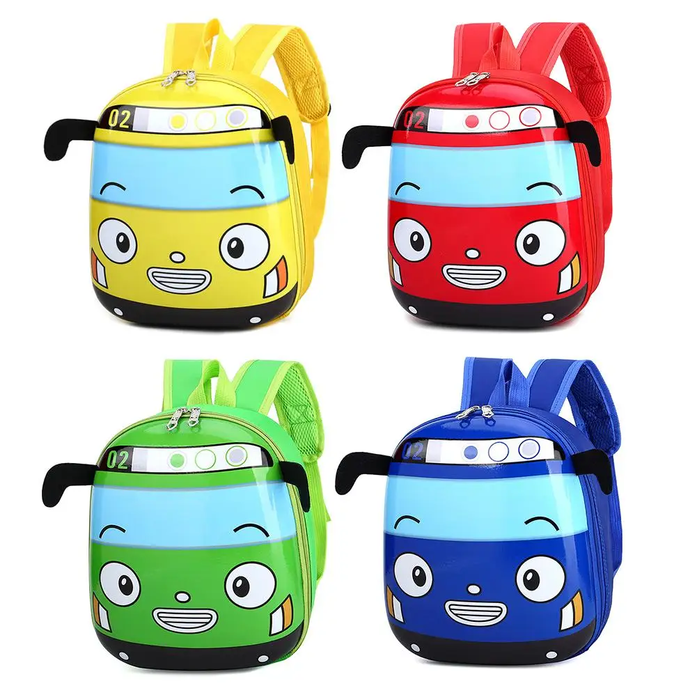 

3D Cartoon Bus Kindergarten Backapck Children School Bag Toddler Kids Backpack Girls Boys Satchel Students Back to School Bag