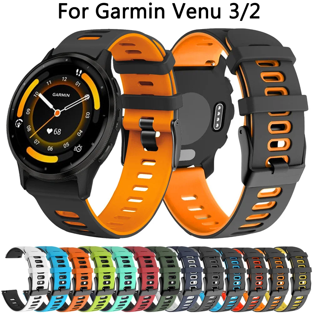 

Силиконовый сменный ремешок для наручных часов, 22 мм, браслет Forerunner 745 965 255 265