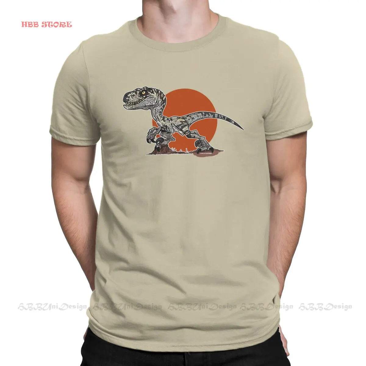 

She Wants The Eggs Round Collar TShirt Jurassic Park Dinosaurs Film Pure Cotton Classic T Shirt Man's Tops Fashion Big Sale