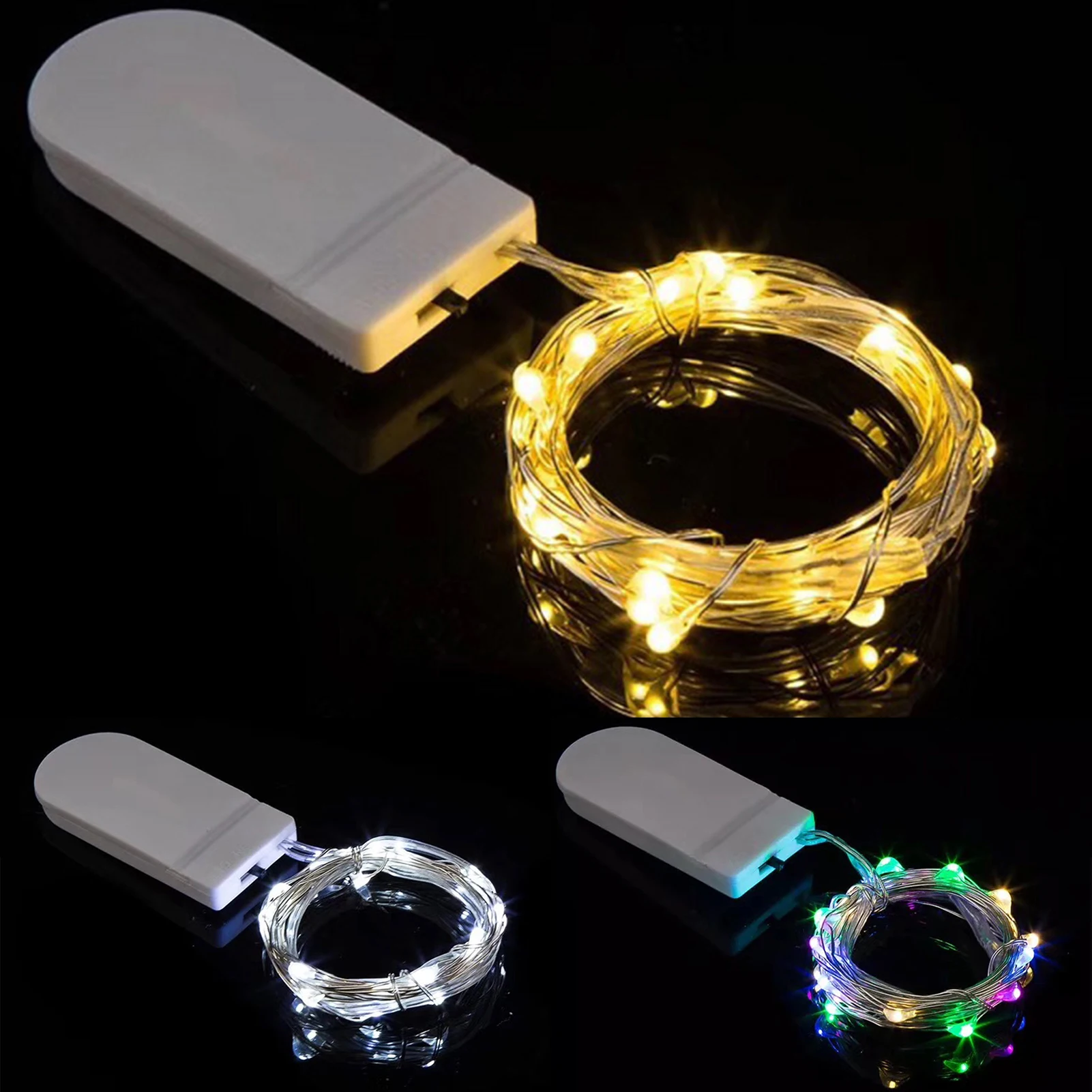 

Fairy String Lights Waterproof LED Twinkle Lights 3.3 Feet 10 Fairy Lights Battery Powered Decorative Lights DIY Crafting