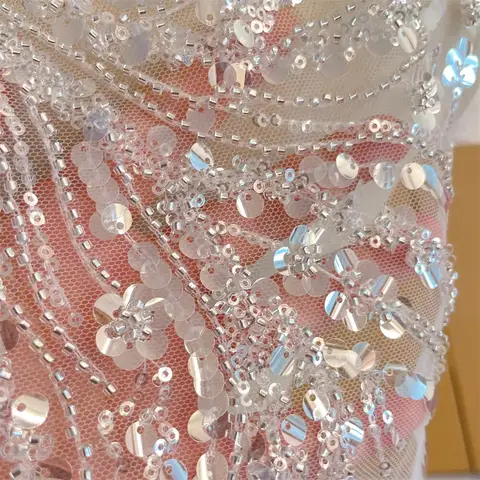 Роскошная ткань с бисером и блестками R SMEALE