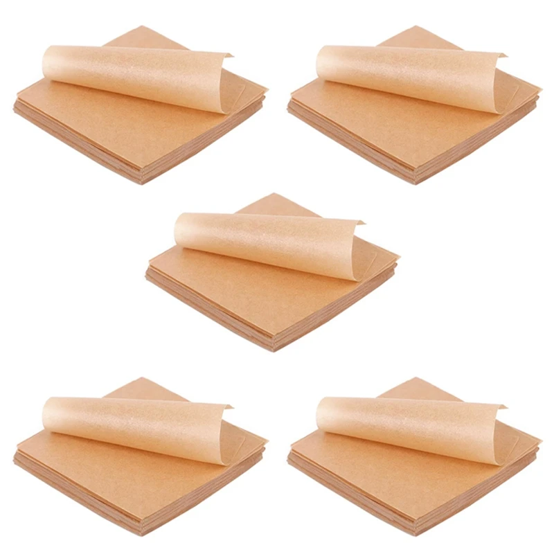 

2500 Pcs Unbleached Parchment Paper Baking Sheets, 4X4 Inches Non-Stick Precut Baking Parchment, Perfect For Wrapping