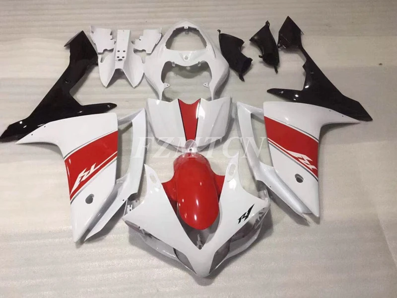 

Инжекционная пресс-форма, новый комплект обтекателей из АБС-пластика для YAMAHA YZF-R1 2007 2008 07 08 R1, комплект кузова красного и белого цвета