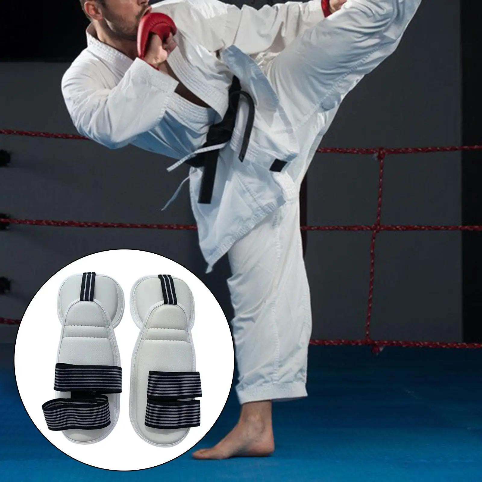 

Taekwondo Forearm Guard Elbow Arm Guards Lightweight Arm Elbow Protector for Sparring Martial Arts Mma Fighting School