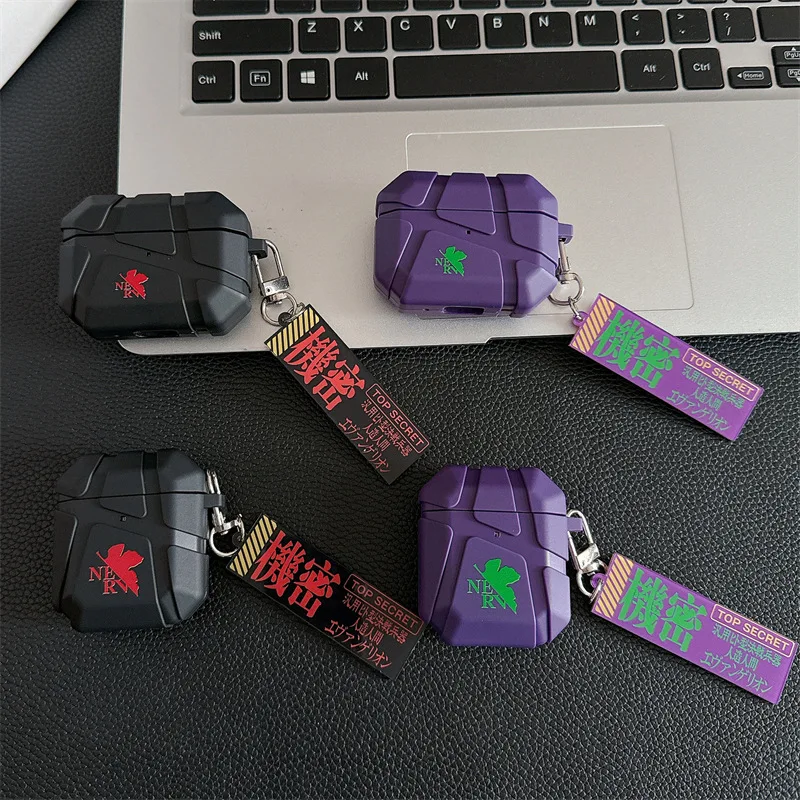 Фото Защитный чехол Neon Genesis Evangelion Meteorite Airpods 4-го поколения, подходит для чехла Bluetooth-гарнитуры Pro2 3-го поколения №1
