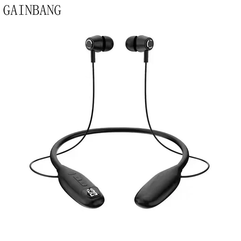 

GAINBANG X168 Neckband Wireless Bluetooth Earphones Magnetic Sports Earbuds Waterproof Headphone Incoming Call Vibrates Headset