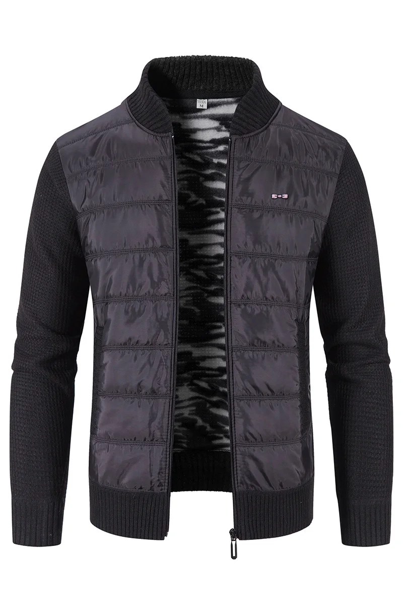 New Sweater Men Pulls Autumn Winter Male Sweater Jackets Casual Zipper Knitwear Plus Size M-3XL  Homme