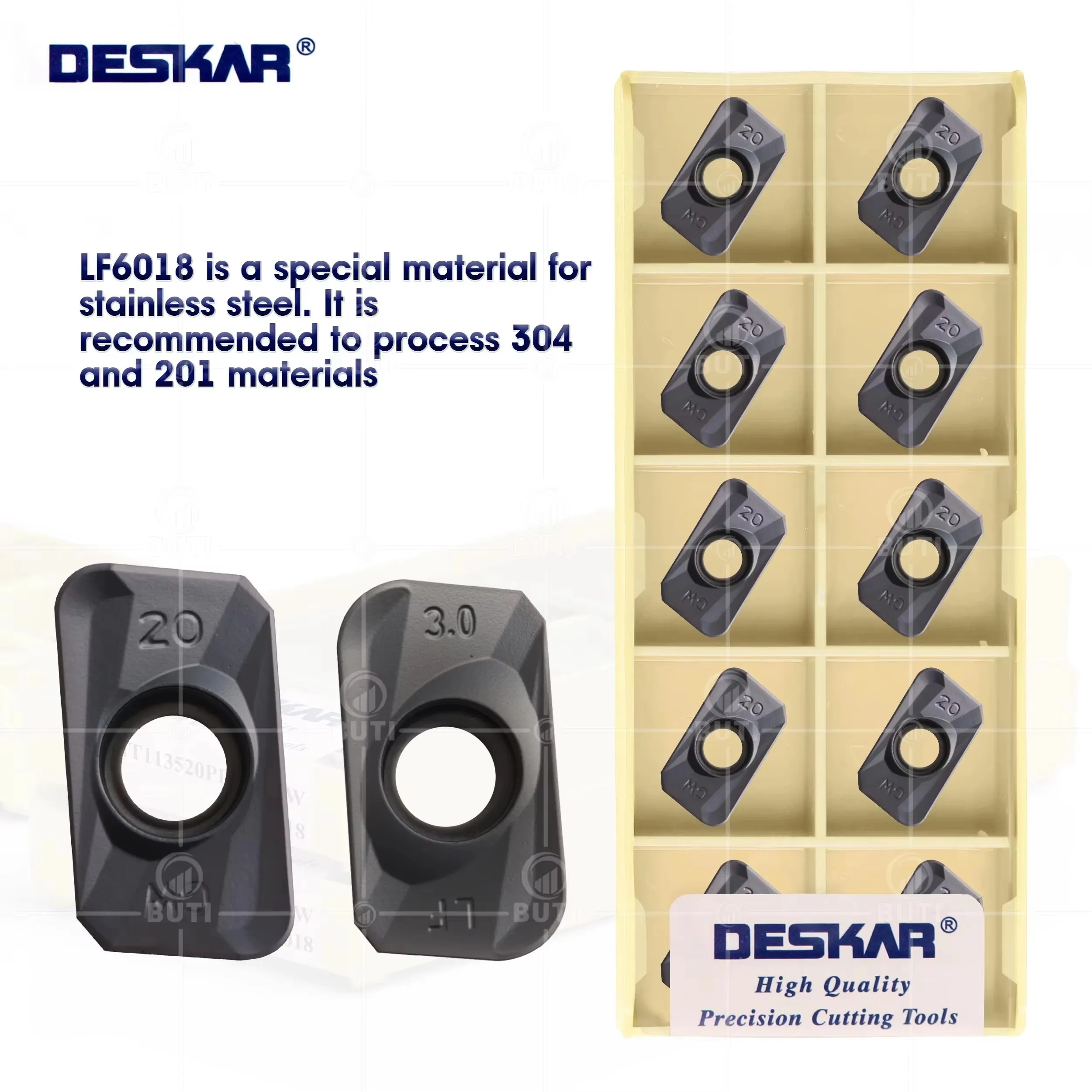 

Фрезы DESKAR APMT113520PDER-GW APMT160420PDER-GW APMT160430PDER-GW LF6018 для токарных станков