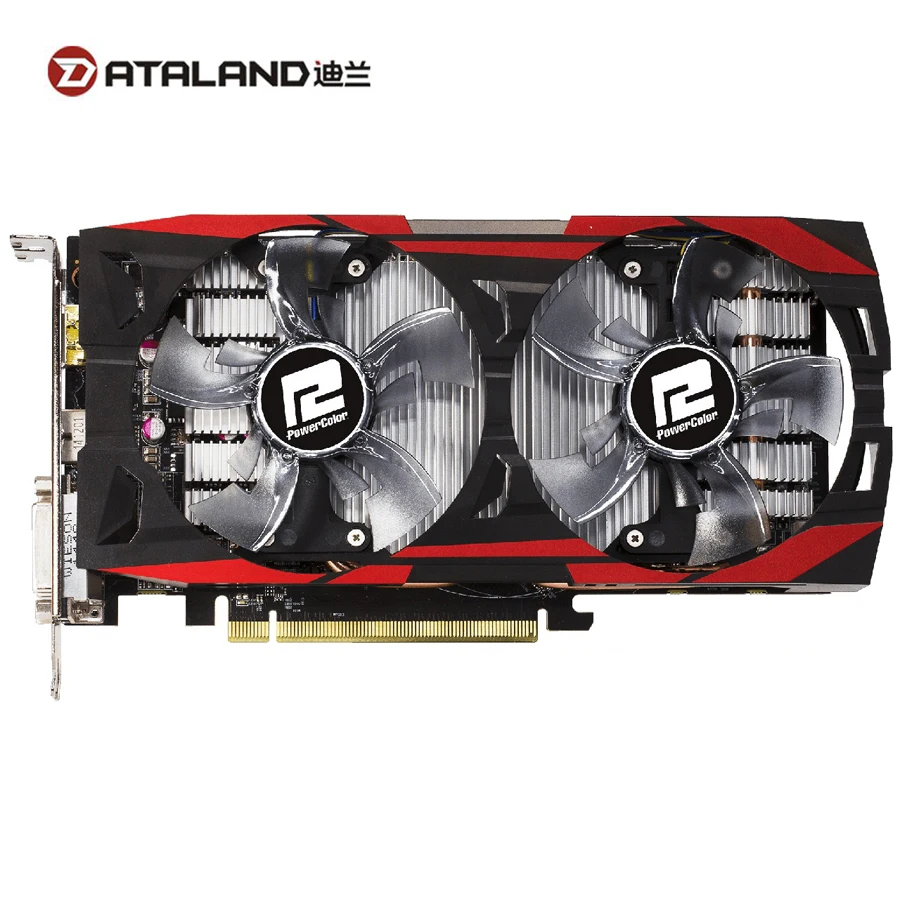 

DATALAND R9 370 4GB / R7 370 4G Graphics Cards GPU For AMD Radeon R9370 R7370 Video Card Computer Game Map 1024SP 985MHz Used