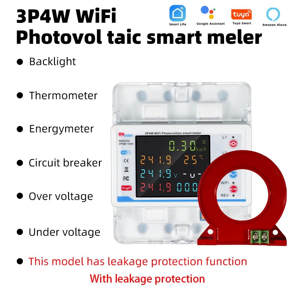 

Умный выключатель RMshebei 3-фазный