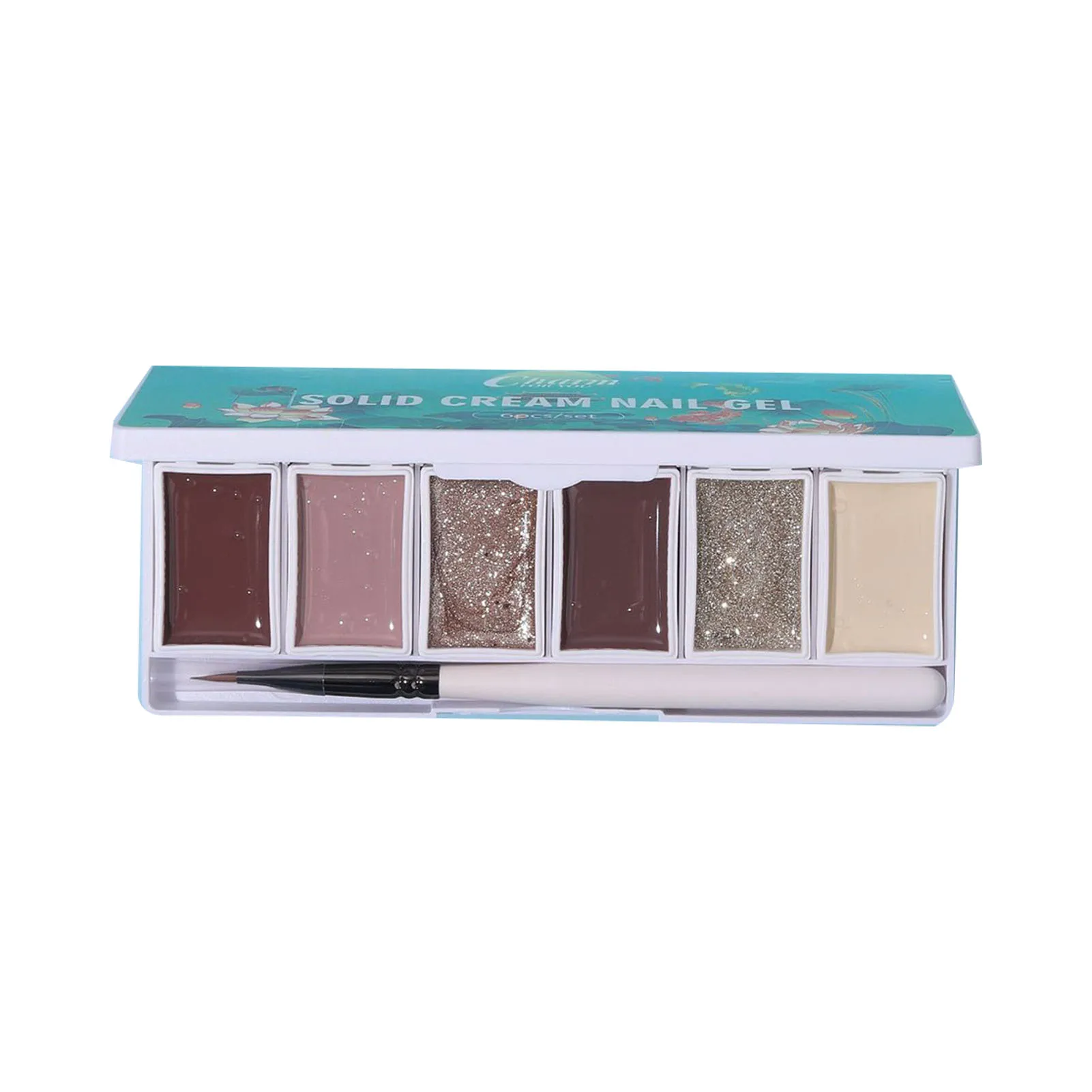 

Палетка гель-лаков для ногтей, 6 цветов, набор для маникюра «сделай сам»