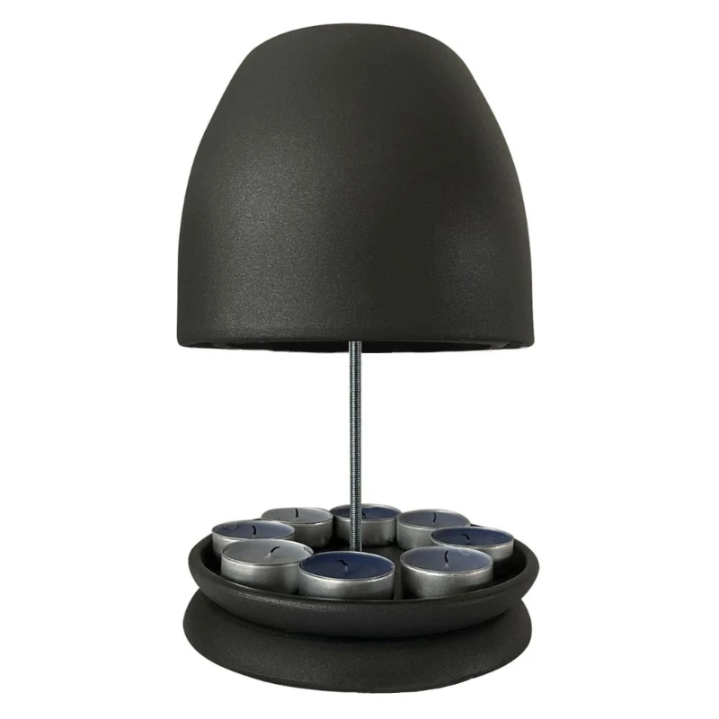 

Double-walled Tea Light Oven Tealight Candle Heater Metal Candlestick Holder