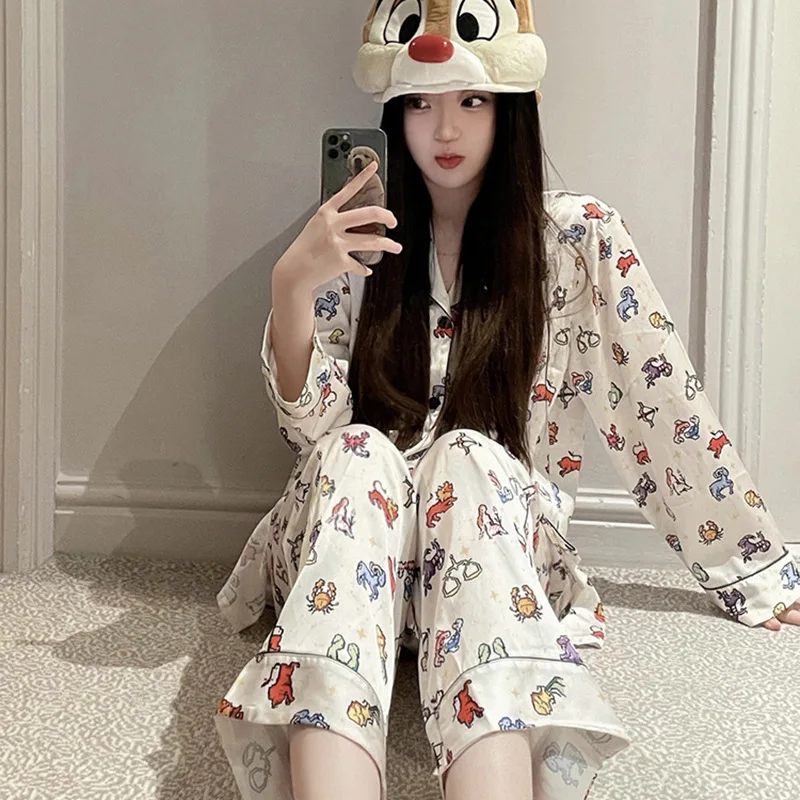Высококачественный стильный повседневный женский пижамный комплект с героями