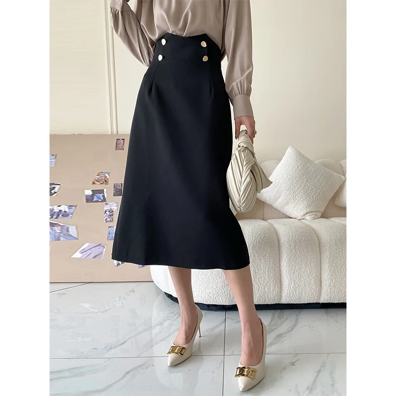 

Irregular High Waist Suit Skirt Mid Length Autumn 2022 New Style woman