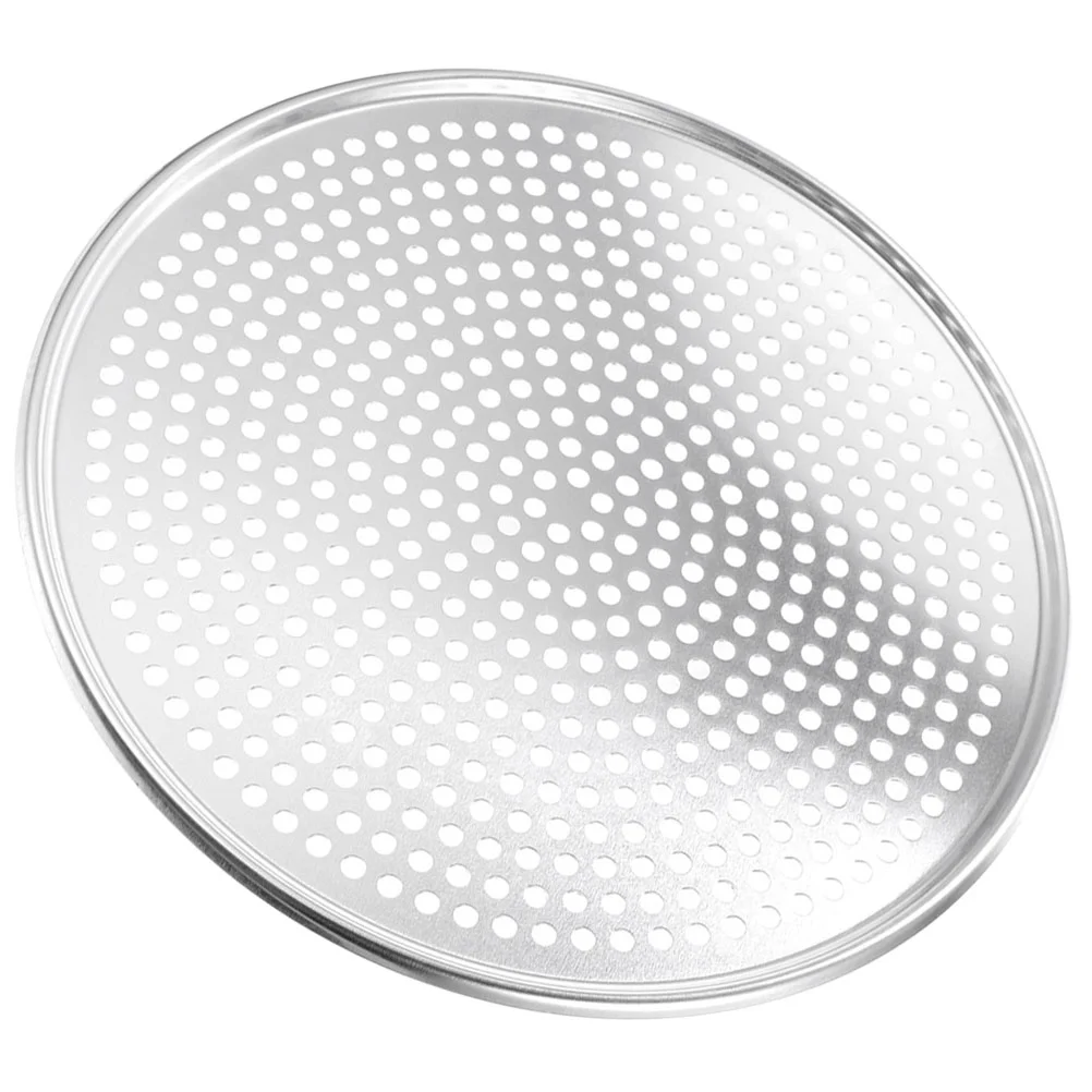

Stainless Steel Pizza Pan 16 Inch Pizza Screen Baking Pan Mesh Pizza Pan Pizza Tray Holes Nonstick Round Crisper Tray