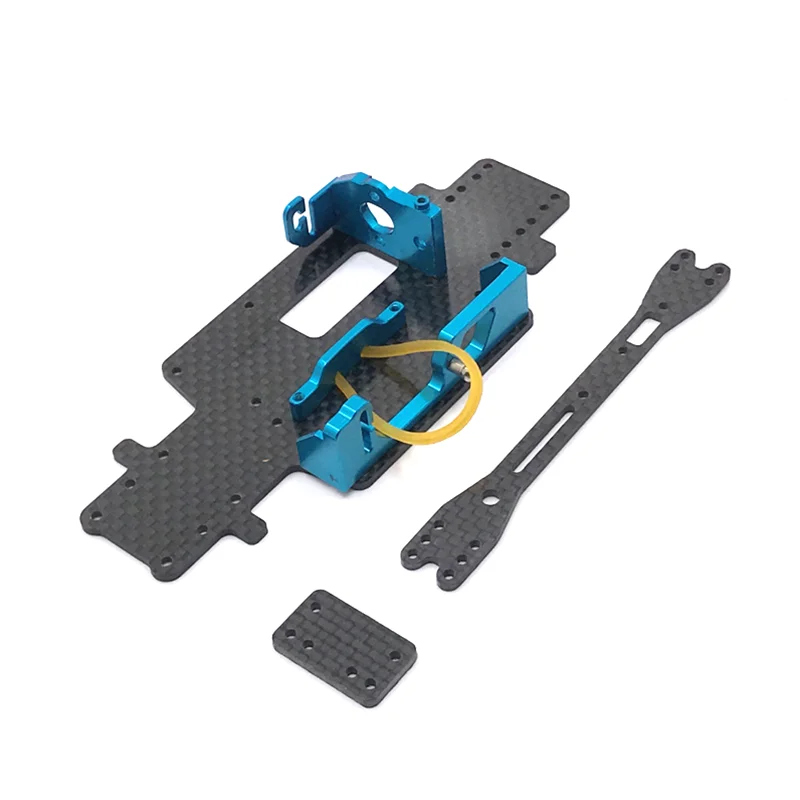 Metal Upgrade Carbon Fiber Base Plate Motor Mount Battery Mount FOR WLtoys 284131 K969 K979  K999 K989  P929 P939 RC Car Parts