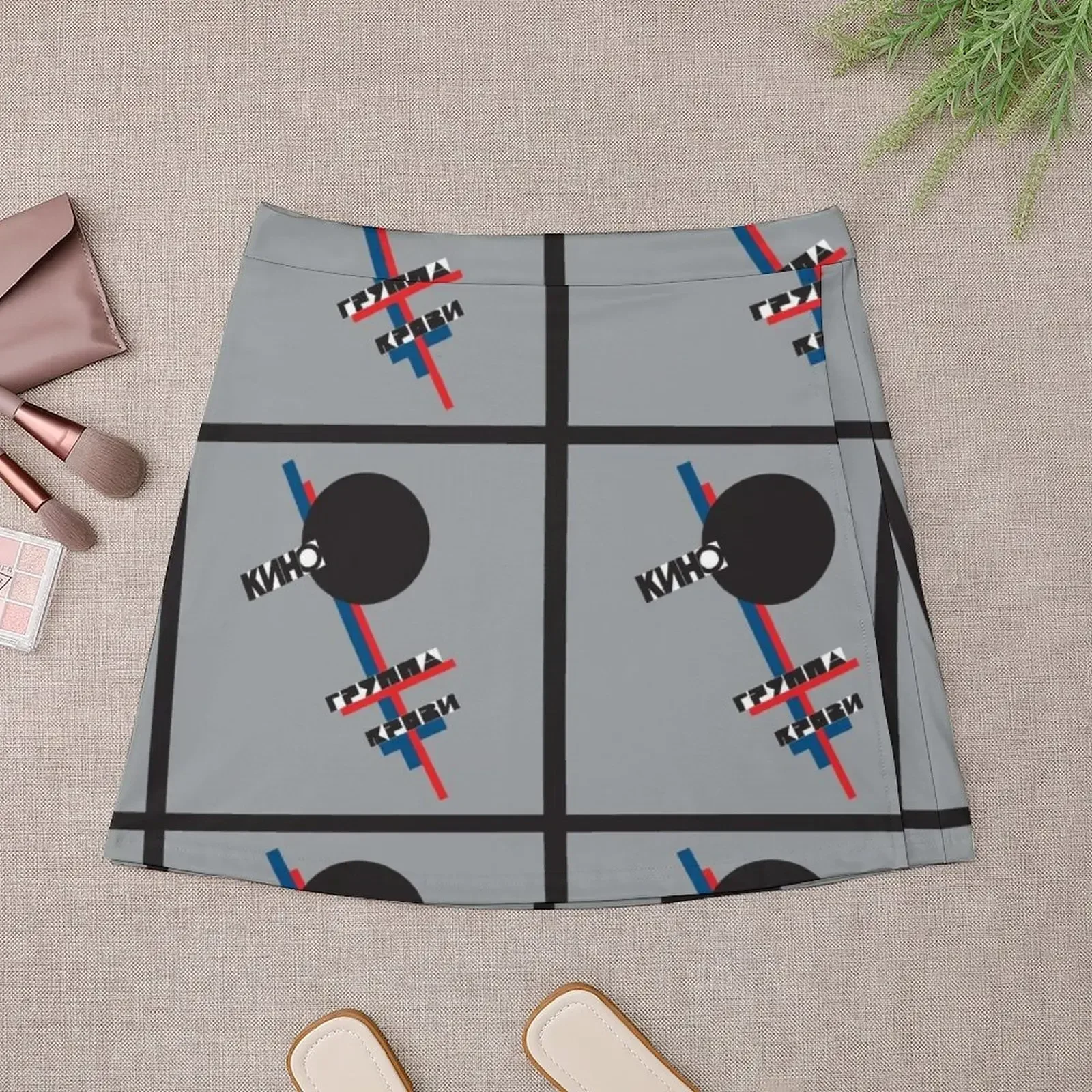 Kino - Gruppa Krovi (Blood Group) Группа крови Мини-юбка Женская одежда Эстетическая женская