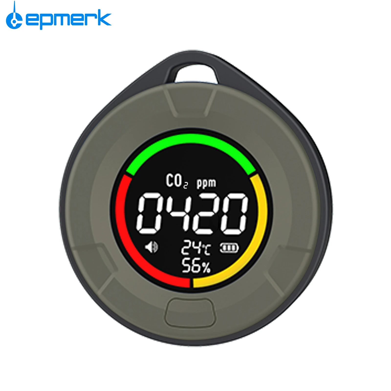 Lepmerk Mini CO2-детектор PTH-10C CO2-метра качества воздуха Монитор воздухозалогического