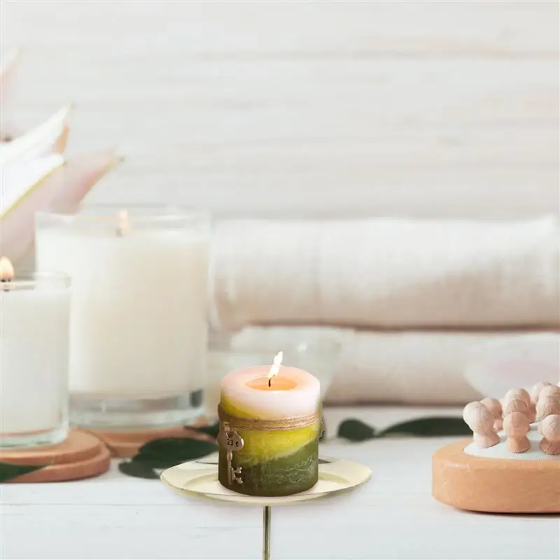 10 шт. металлические подсвечники подсвечник для свечей из железа 6 х6 см |