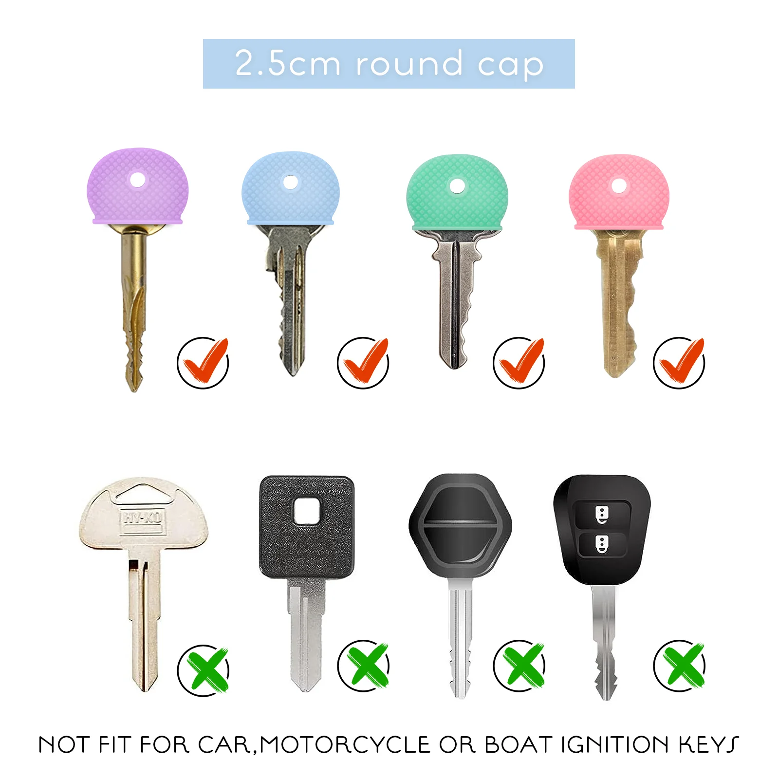 Рисунок 4 - колпачки для ключей