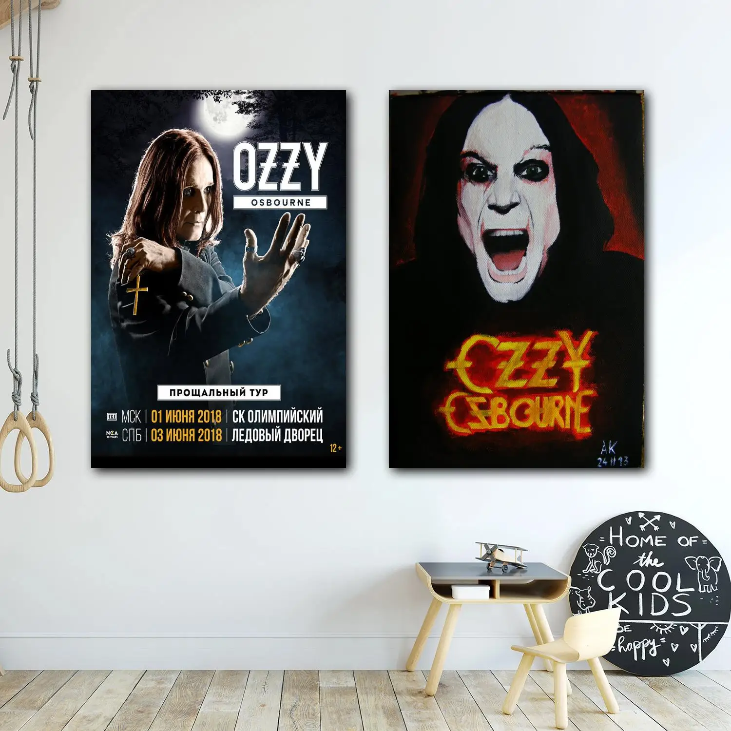 

ozzy osbourne singer Decorative Canvas 24x36 Posters Room Bar Cafe Decor Gift Print Art Wall Paintings