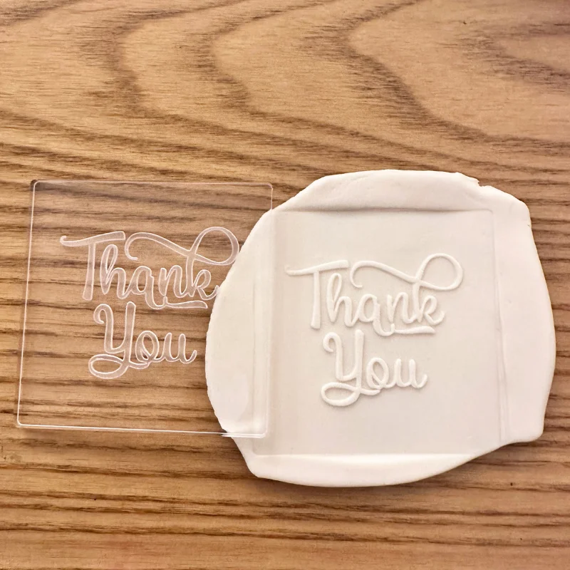 Инструмент для торта спасибо акриловая доска штампов День благодарения выдача