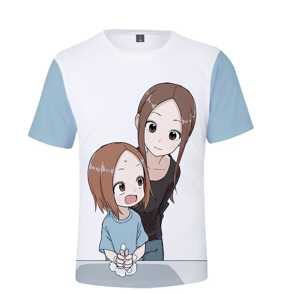 Популярная футболка похожая на дразнящего мастера г-на такаги излучает