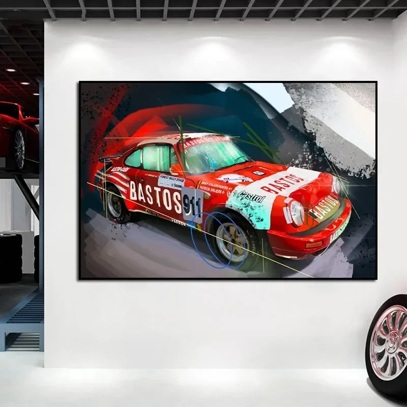 Современное минималистичное художественное оформление стен граффити