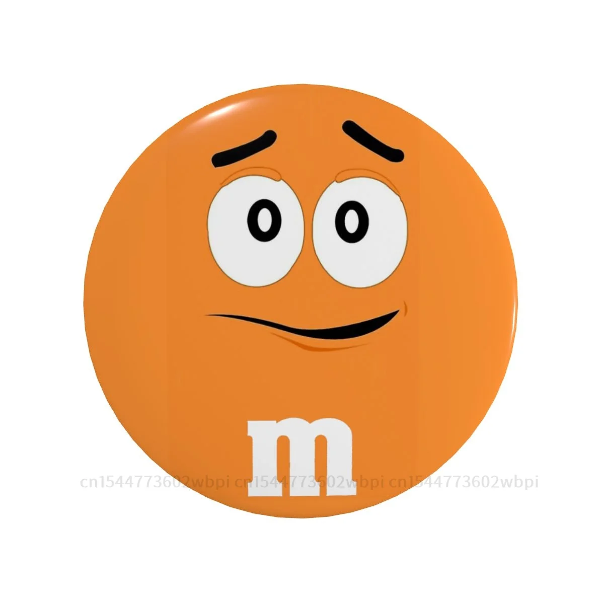 

Металлическая брошь с изображением лица м оранжевого цвета, модная мягкая булавка для пуговиц, креативный подарок для влюбленных, украшени...