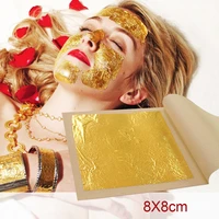 10 sheet multifunctional gold leaf 4 33 x 4 33 cm edible 24 carat gold foil for crafts food cake baking decoration foil craft