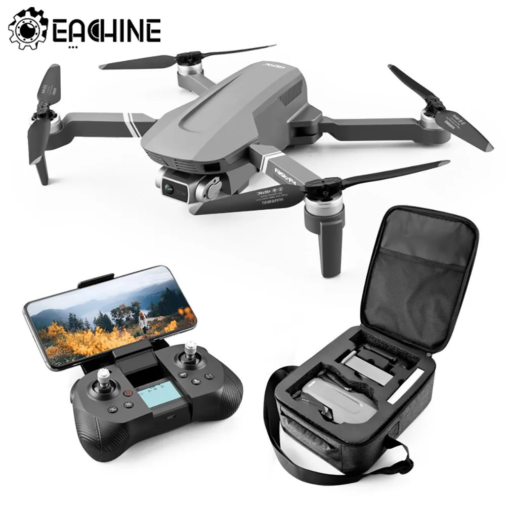 

Eachine&4DRC F4 Drone 4K Profesional HD Camera GPS 5G WIFI 2KM FPV 2-Axis Gimbal Optical Flow Brushless Foldable RC Quadcopter