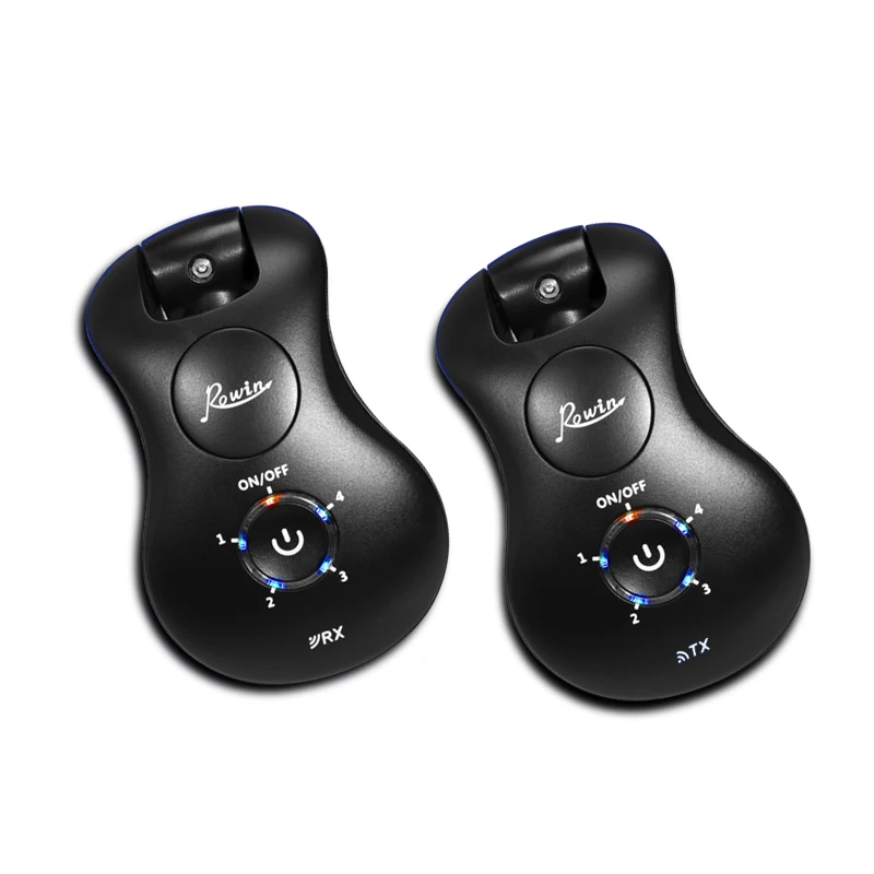 Rowin WS-30 Wireless Guitar System Transmitter & Receive for Electric Guitar Bass Violin with Amp Chargeable Digital Transmitter