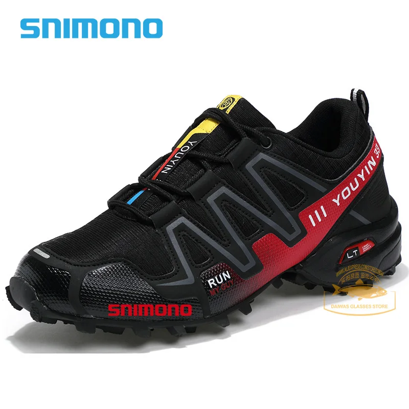 

New Men Fishing Shoes Hiking Hiking Shoes Anti Slip Wear-resistant Outdoor Fishing Shoes Breathable Fishing Shoes Running Shoes