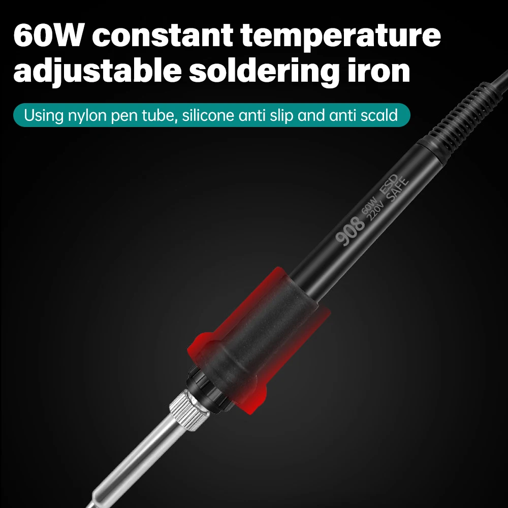 Пистолет горячего воздуха 8586 паяльная станция пистолет 2 в 1 электрический