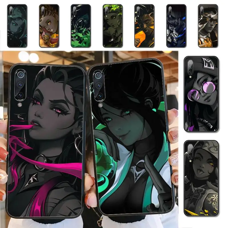 

Valorant Game Character Art Phone Case for Xiaomi mi 8 9 10 lite pro 9SE 5 6 X max 2 3 mix2s F1