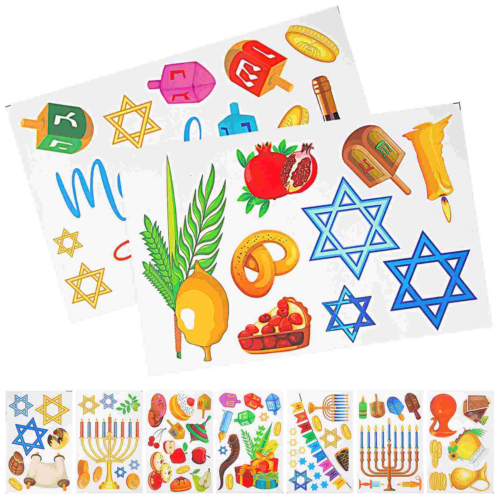 

Festival Decorative Hanukkah Theme Cling Window Cling Hanukkah Window Clings Hanukkah Decal For Home Decor Party Window